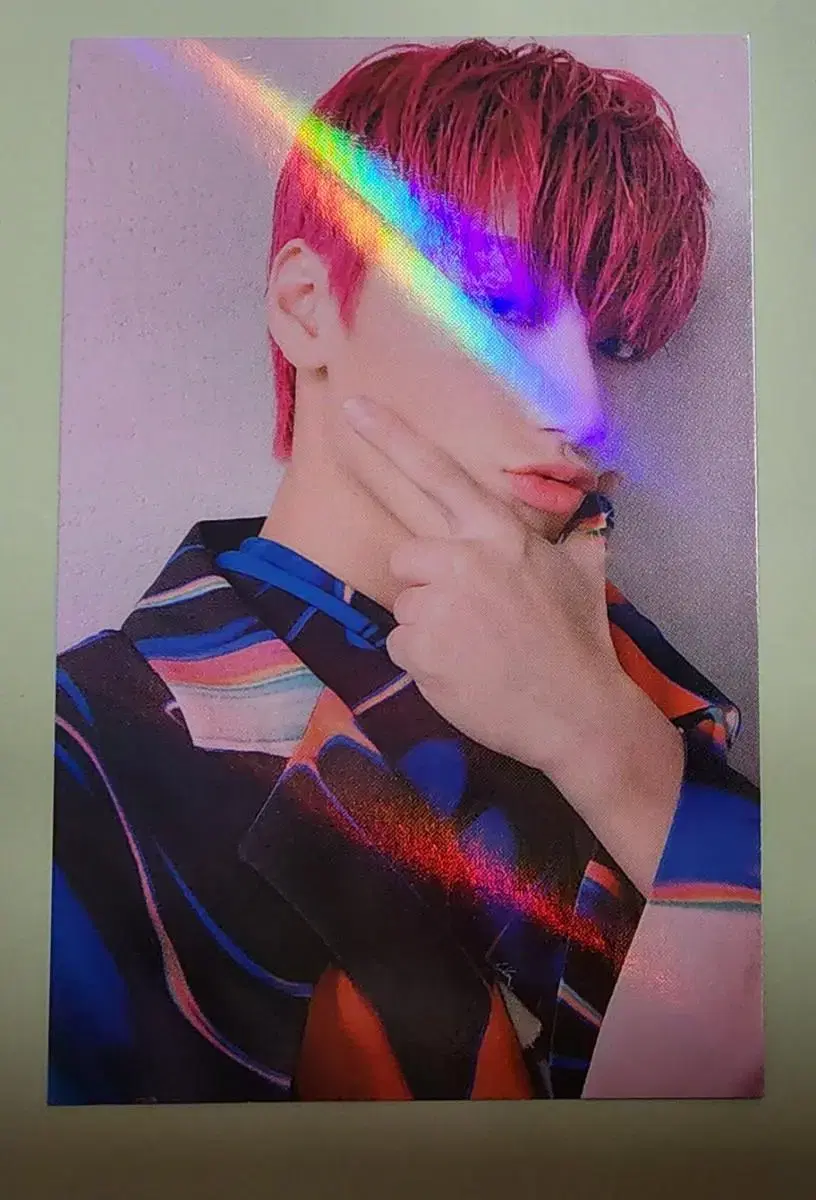 ateez choi san makestar hologram unreleased photocard