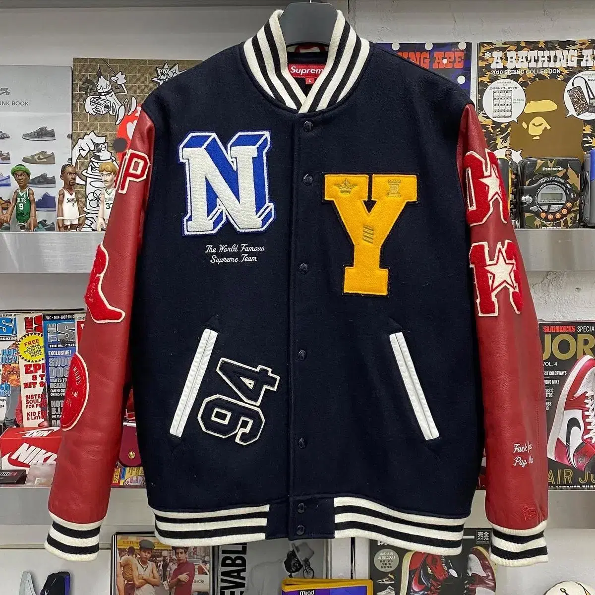 supreme 06fw all city varsity 슈프림 바시티 자켓