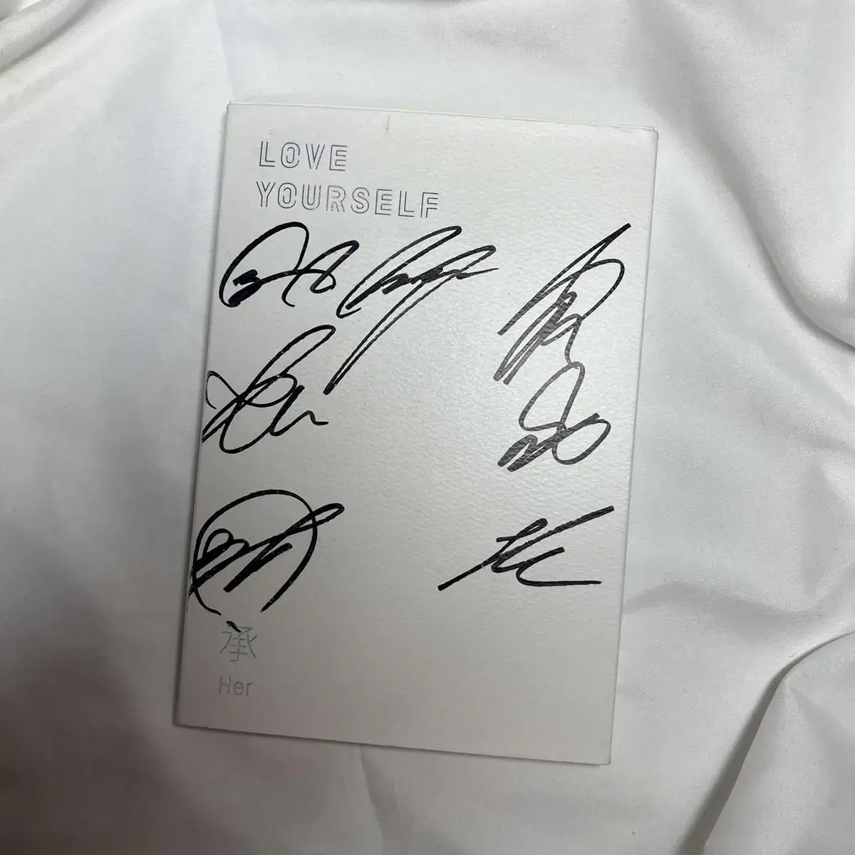 BTS's own sign album