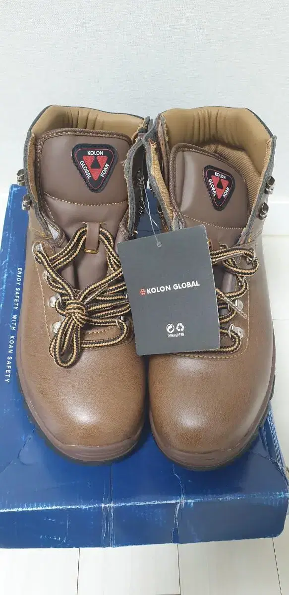 (새제품)코오롱 안전화 지퍼 F16 Steel Toe 265mm