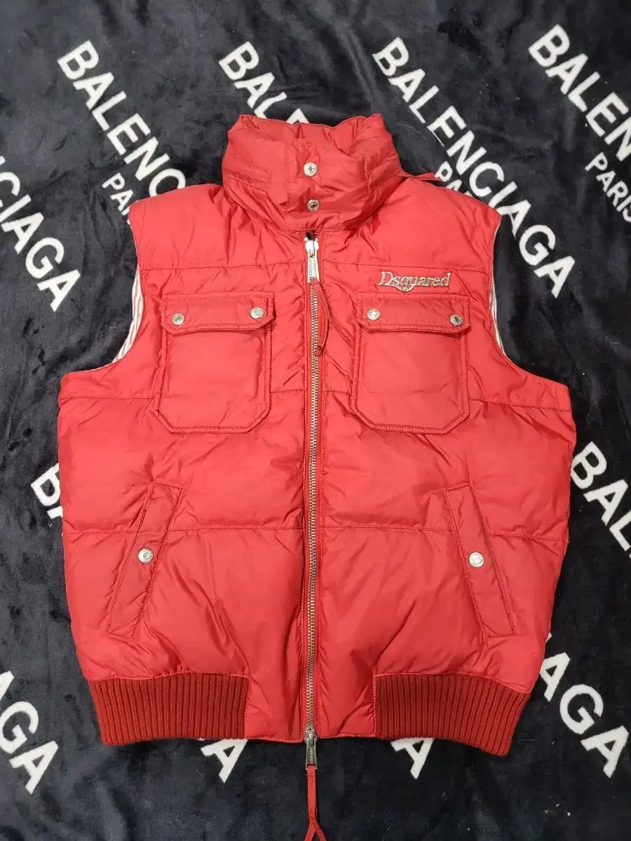 M)Dsquared2 Padded Vest Red Italy