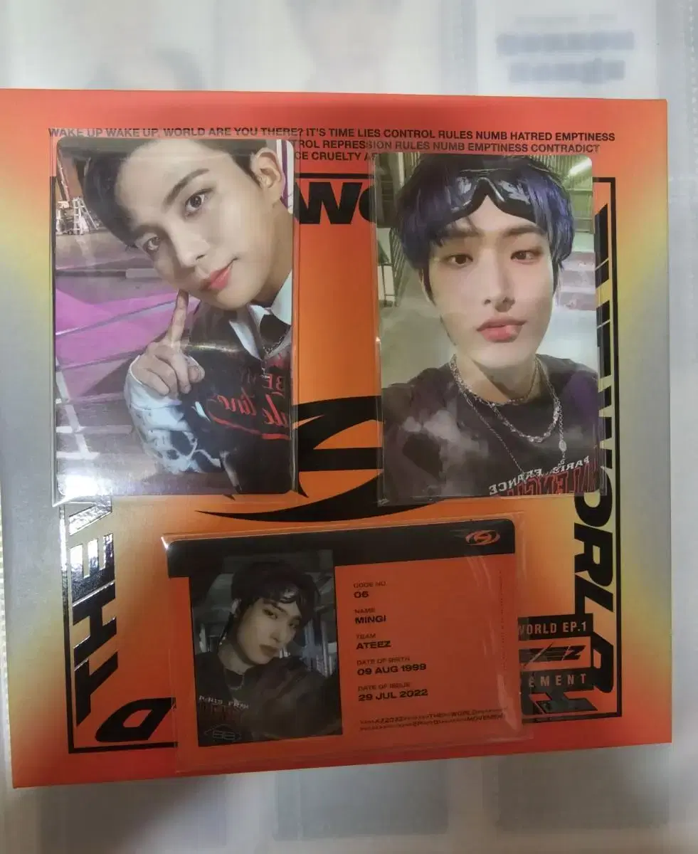 ateez guerrilla Z version album wts! (photocard included)