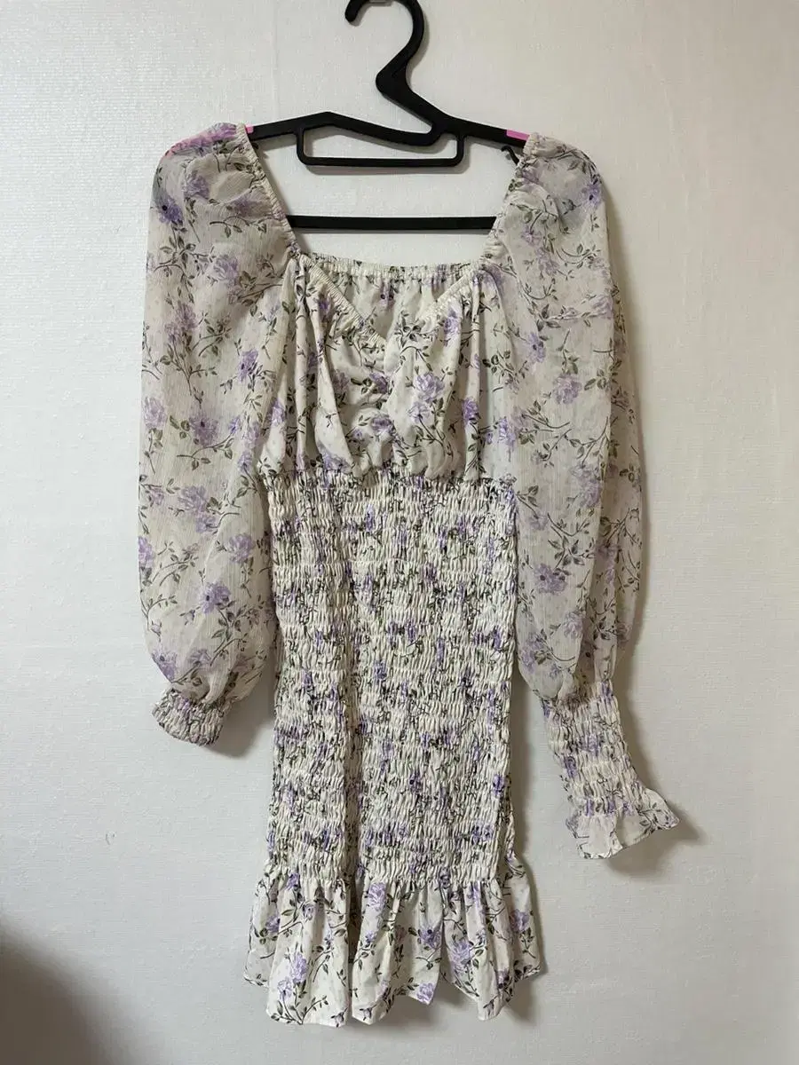 FLORAL SMOKE ONEPIECE