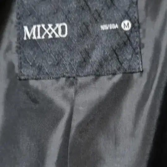 MIXXO 라운드넥 에코퍼 자켓