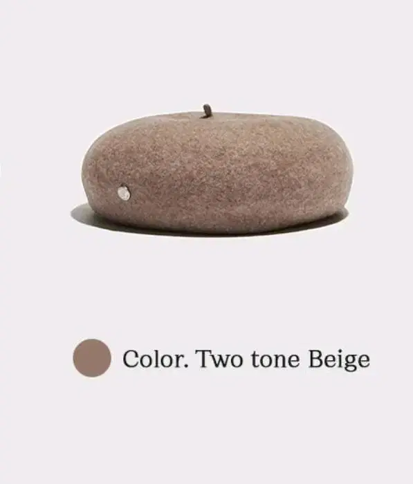 락피쉬웨더웨어 울 베레모 투톤베이지 (Two tone Beige)