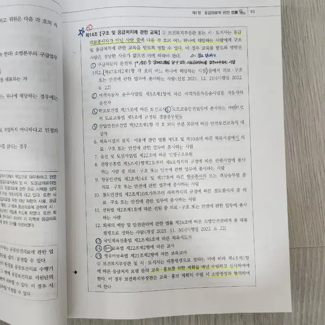 [응급구조사 전공서적] 응급의료관련법령 판매