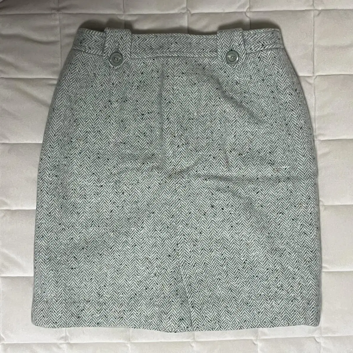 wndress tweed mini skirt 운드레스 민트 트위드 스커트