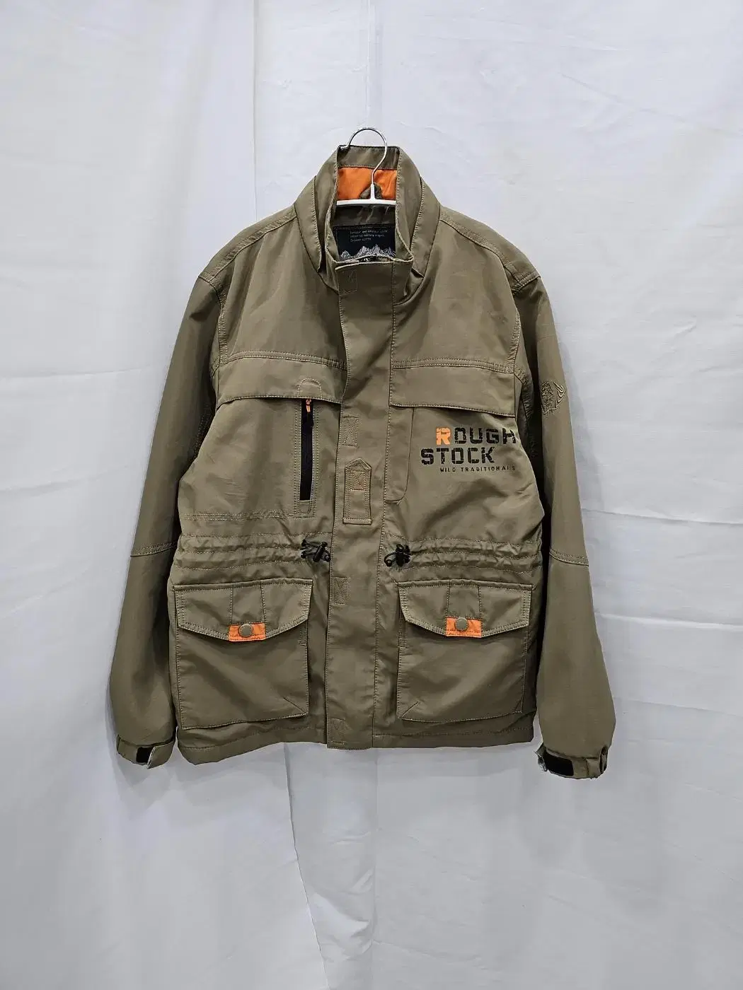 ROUGHSTOCK High-Neck Windbreaker Jumper Khaki M 755