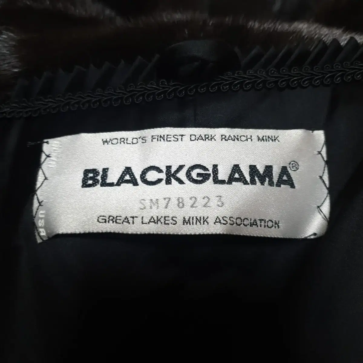 (77) BLACKGLAMA 블랙그라마 여자 하프 밍크코트