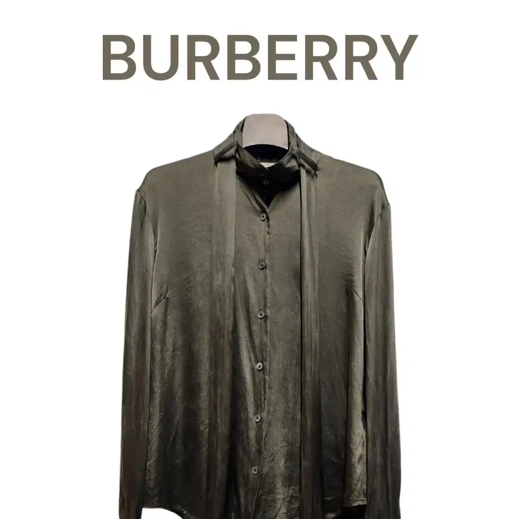 [M] BURBERRY 버버리 실크 블라우스