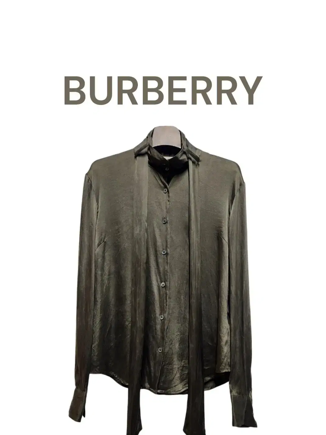 [M] BURBERRY 버버리 실크 블라우스