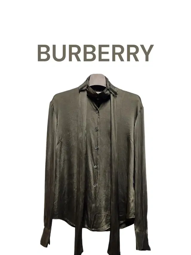 [M] BURBERRY 버버리 실크 블라우스