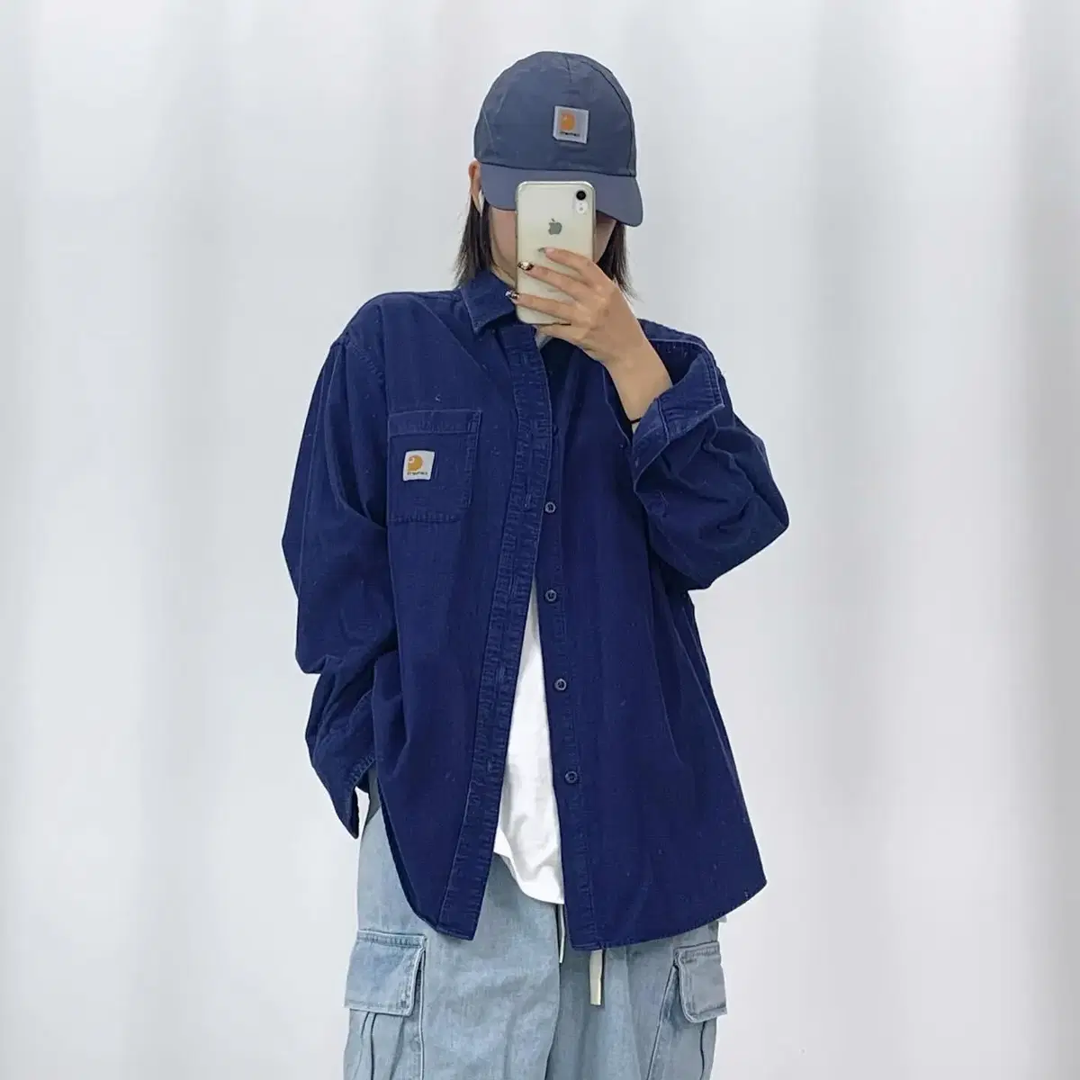 [XL] Calhart Navy Golden Shirt CH3804