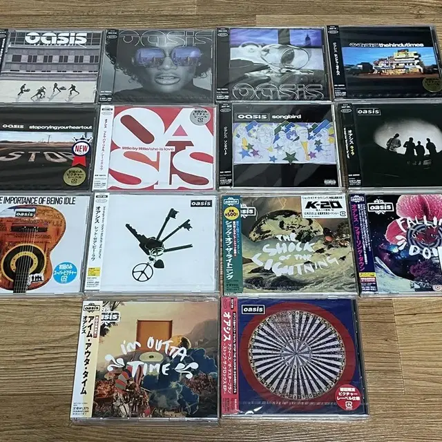 오아시스 Oasis 4집 5집 6집 7집 일본 한정판 싱글CD 모음