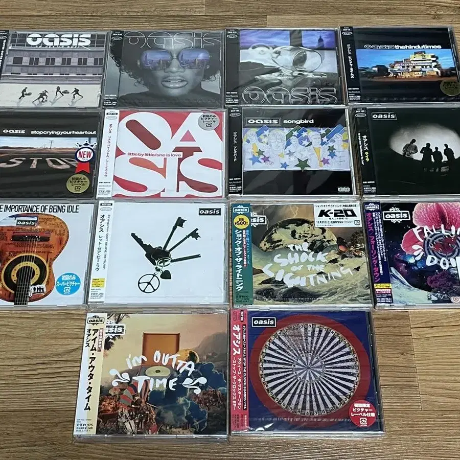 오아시스 Oasis 4집 5집 6집 7집 일본 한정판 싱글 CD 모음