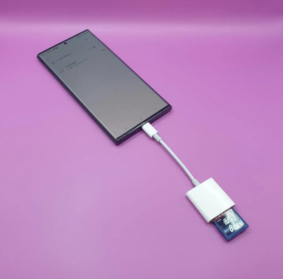 핸드폰 USB-C 타입 SD카드 마이크로 SD 리더기