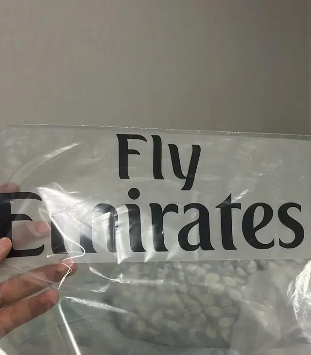 Fly emirates 스폰서 패치