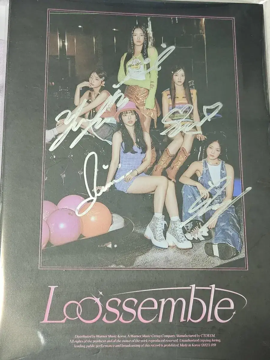 Loossemble(B.Mae)HandwrittenMessageSignedAlbum