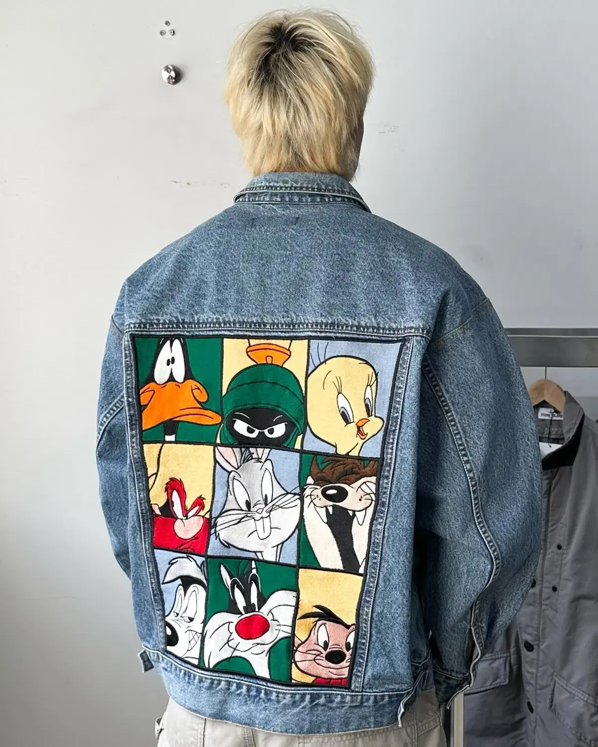 Warner Bros '90s Looney Tunes Photo Frame Denim Jacket