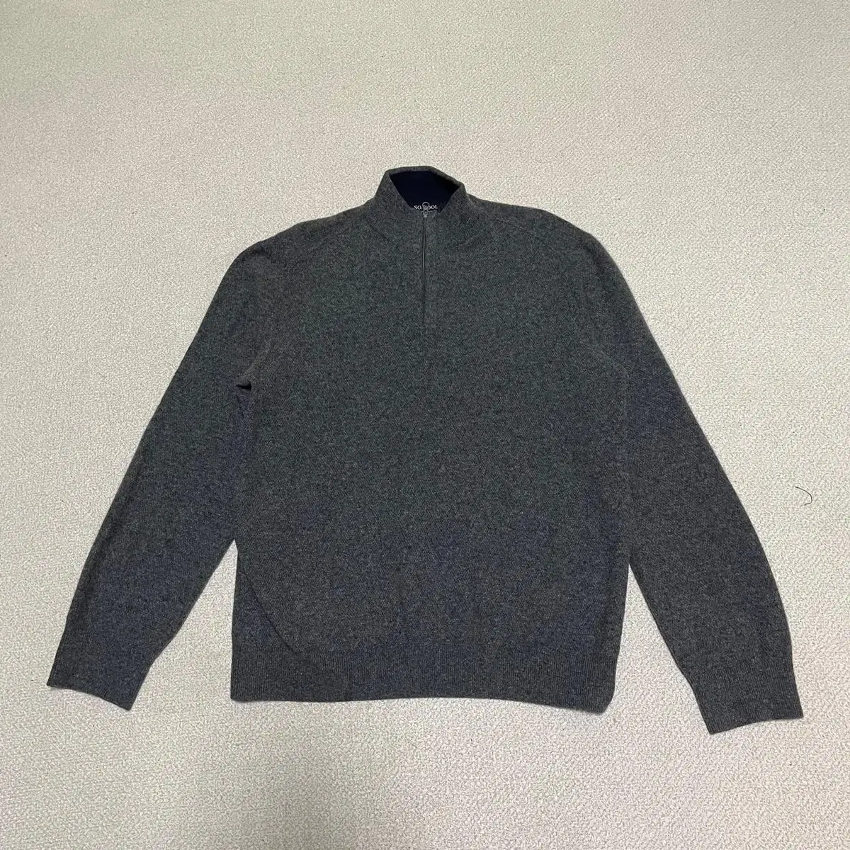 XXL SO.WOOL 반집업 니트 N.2662