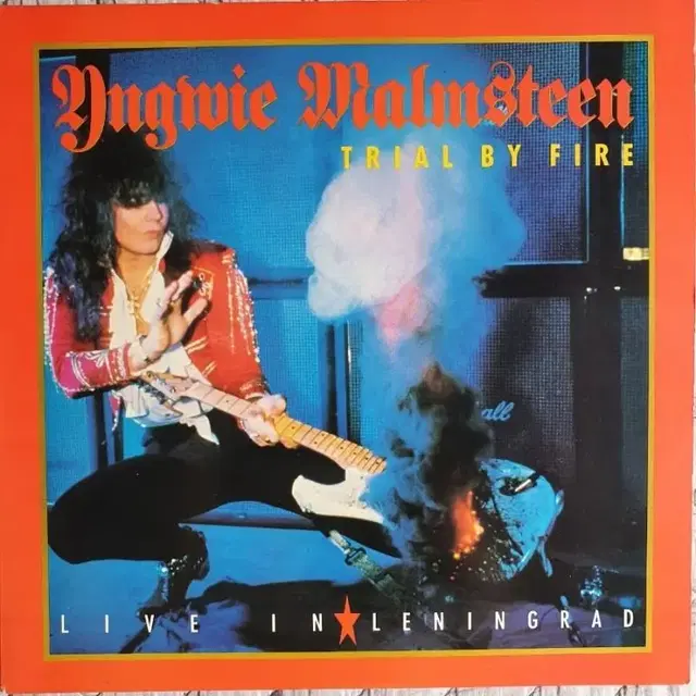 YNGWIE MALMSTEEN-TRIAL BY FIRE LP(미국초반)