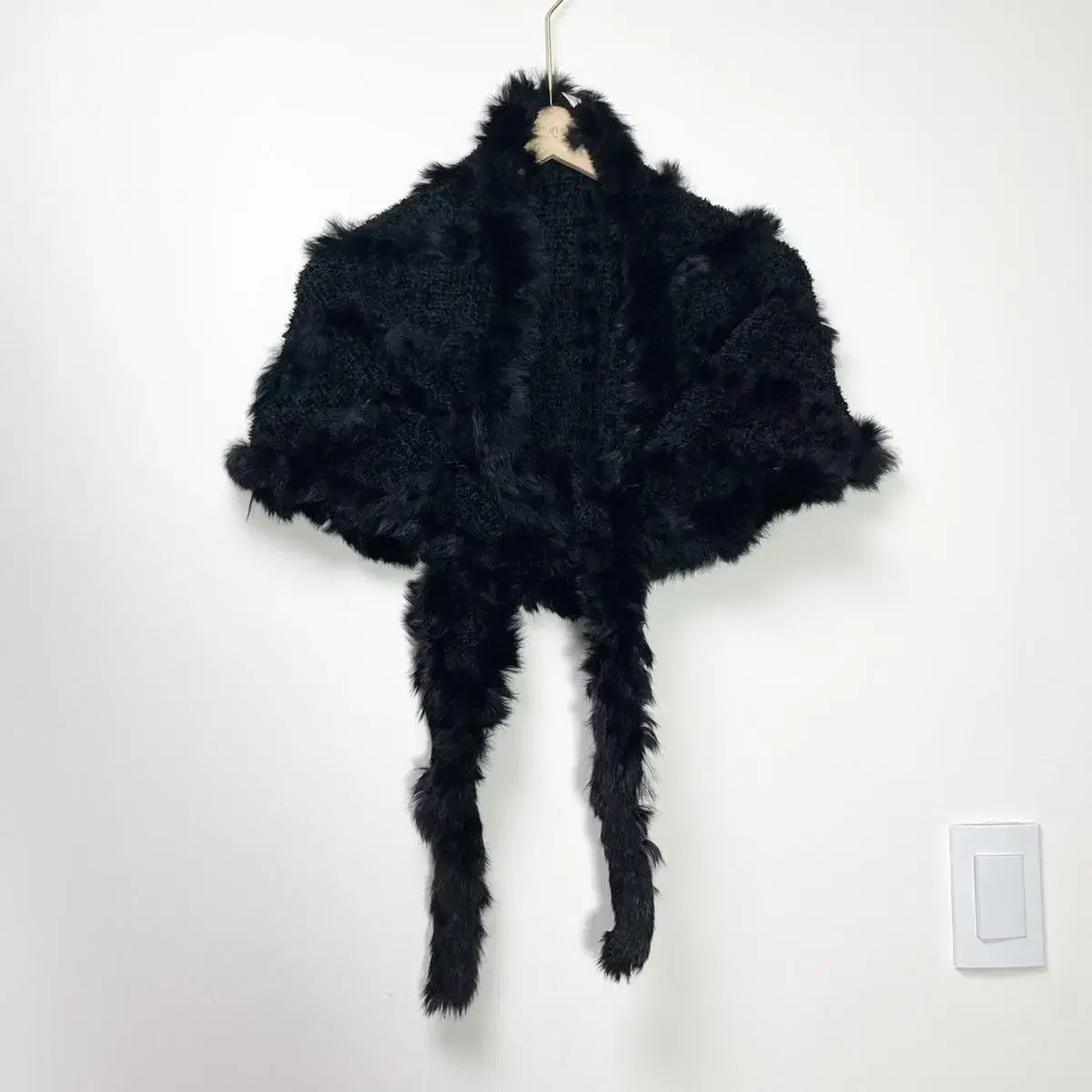 토끼털 숄 Rabbit fur Shawl Scarf