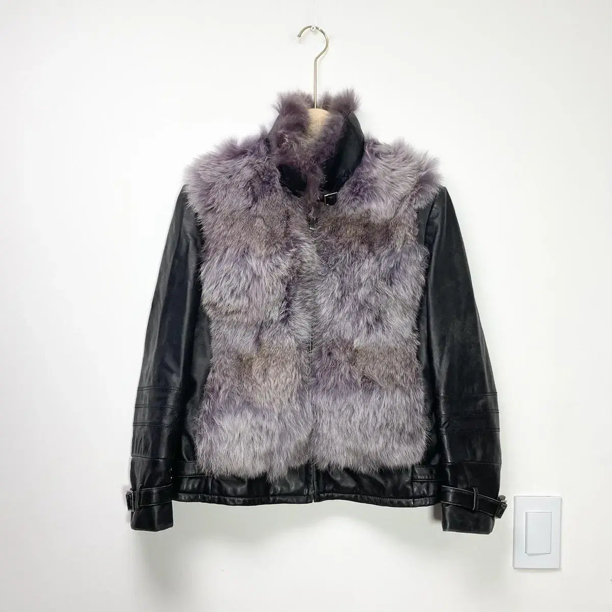 여우털/양가죽 자켓 M(91) Fox Fur/Lamb Skin Jacke