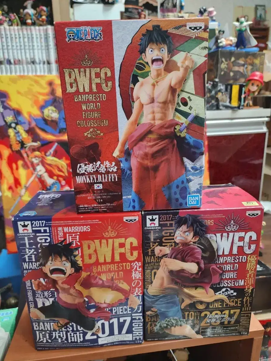 ONEPIECE BWFC Luffy Figures in Bulk