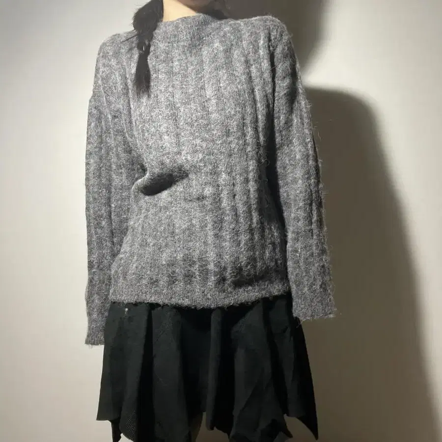 vintage gray knit