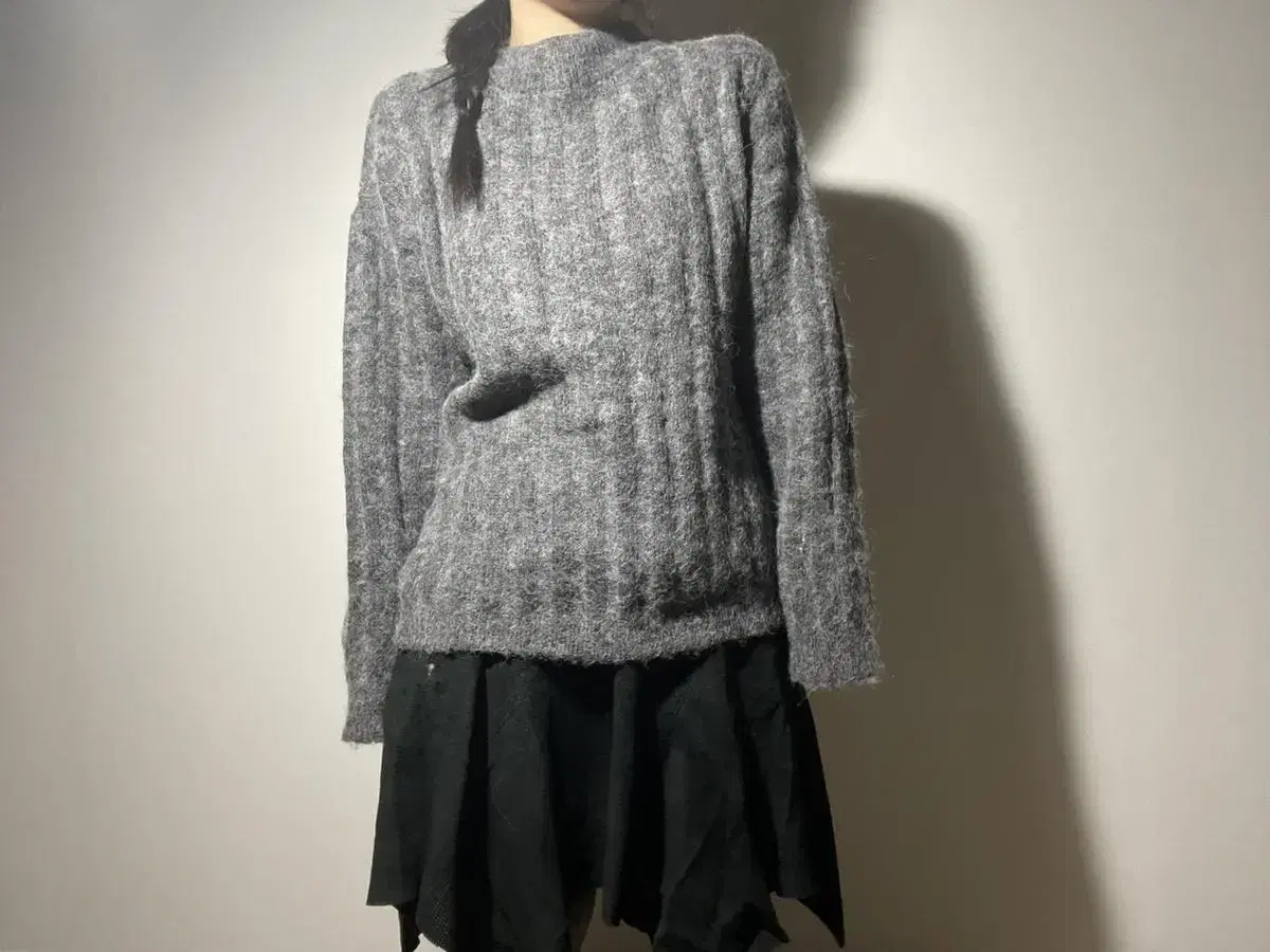 vintage gray knit