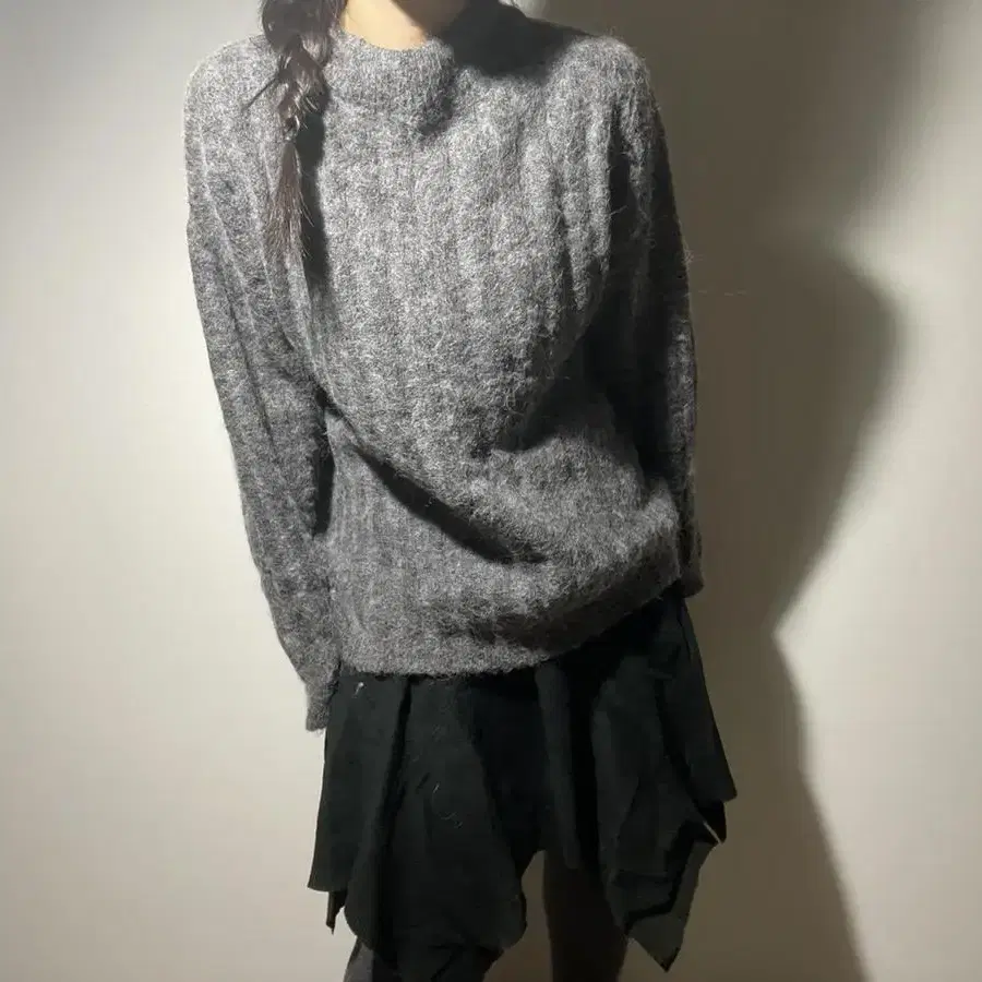 vintage gray knit