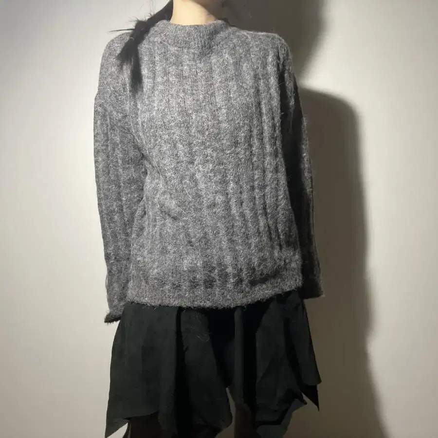 vintage gray knit