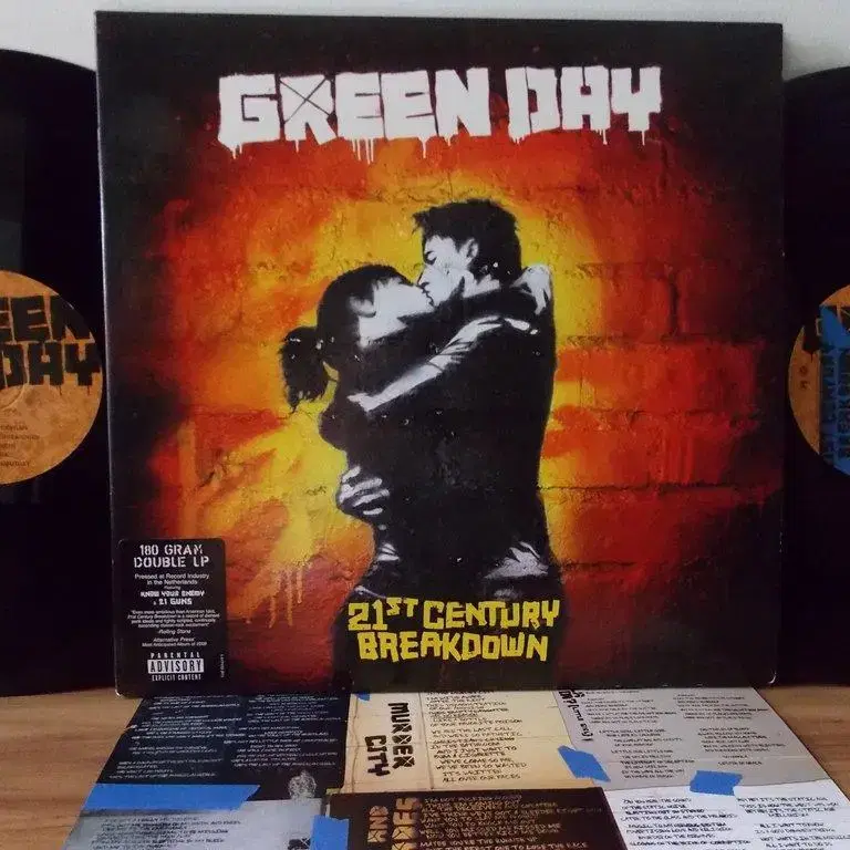 그린데이 21st Century Breakdown 더블바이닐 LP 미개봉