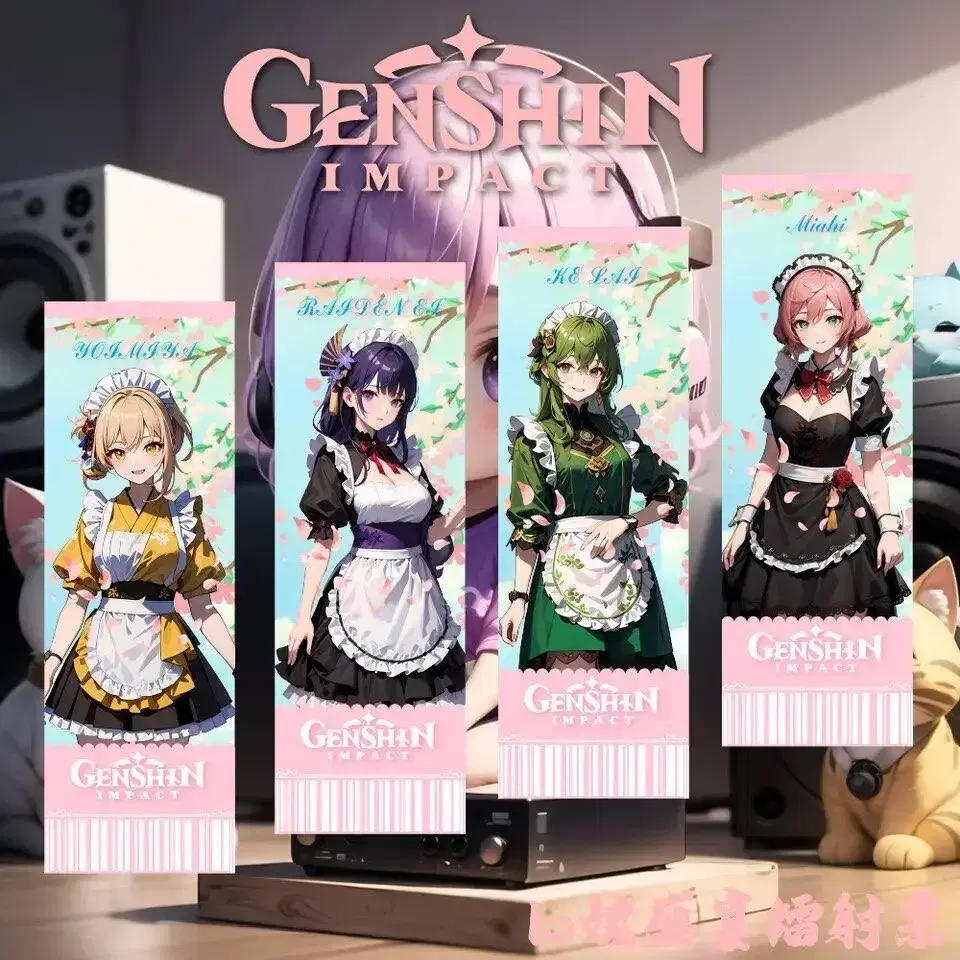 Genshin Impact Maid Admission Ticket Character Kards