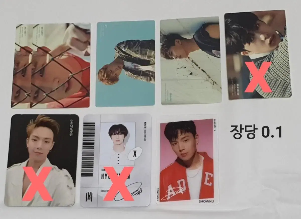 Monsta x photocard postcard WTS