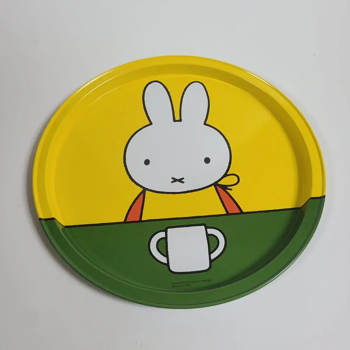 토끼 캐릭터 미피 굿즈 상품 일본 정품 miffy 쟁반 철재 트레이