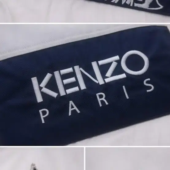 겐조 (KENZO) 컬러블럭 타이거 자수 로고 클러치백