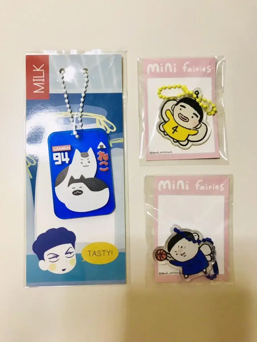 SLAM DUNK Cheaknim San King Lee Myung Hun jung woosung Mini Fairy acrylic keyring bulk Wts.