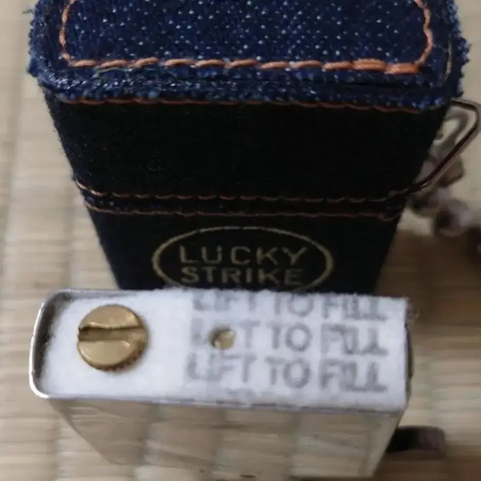 EVISU x LUCKYSTRIKE x ZIPPO 지포라이터 한정판