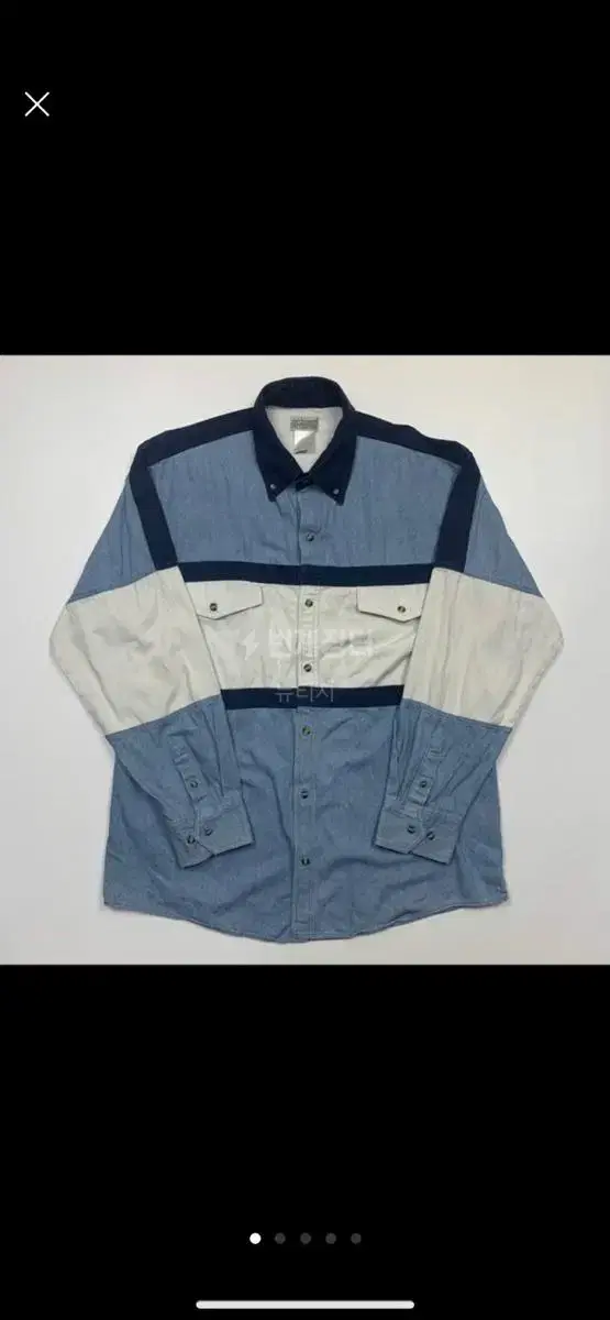 Express Rider Colorblocked Pattern Shirt