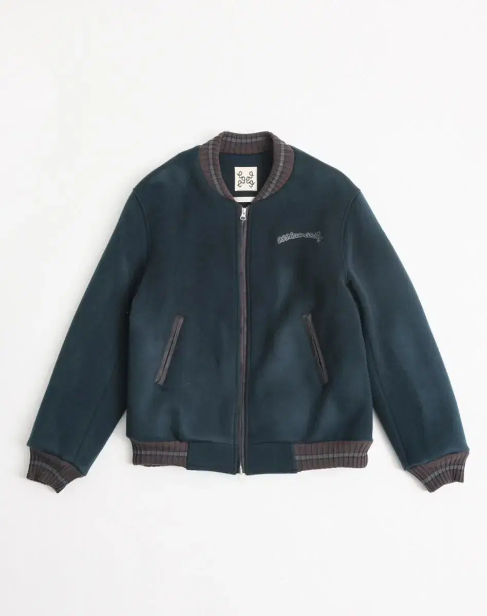 HEAVY WOOL BLOUSON JACKET (TURQUOISE)