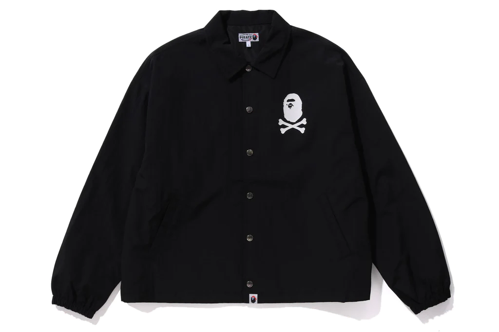 [Overseas] Vape Ape Crossbody Coach Jacket Black