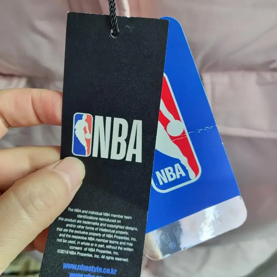 새상품 ) NBA 퍼 덕다운 롱패딩 M / 95