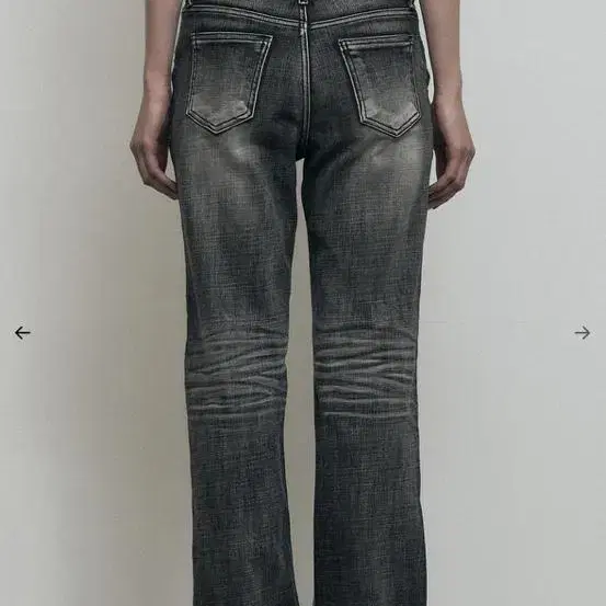 보헤미안서울 CRUMPLED WASHING DENIM PANTS