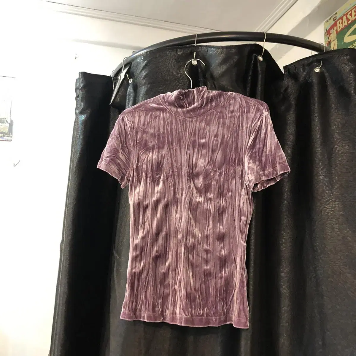 Vintage MUST BE purple velvet bl