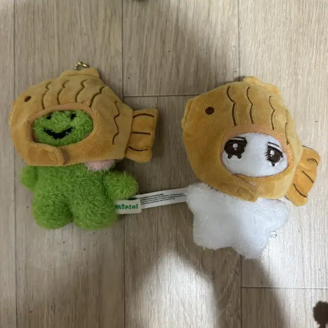 10cm 인형 붕어빵 모자 인형옷 머리띠