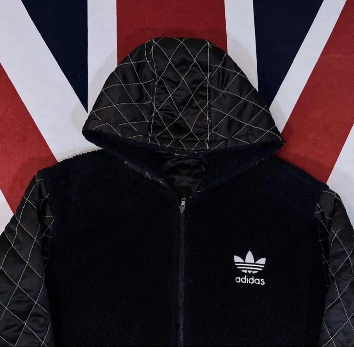 adidas Old School Fleece Quilted Jacket 105