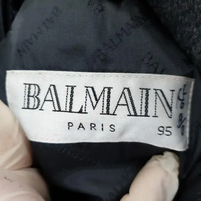 R8892 BALMAIN 남95 모직하프코트 모직 PARIS/더크