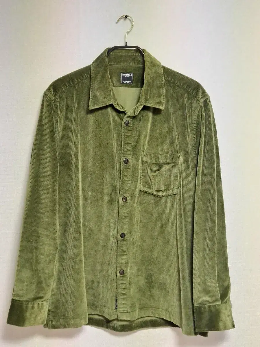 Todd Snyder Corduroy Overshirt Green