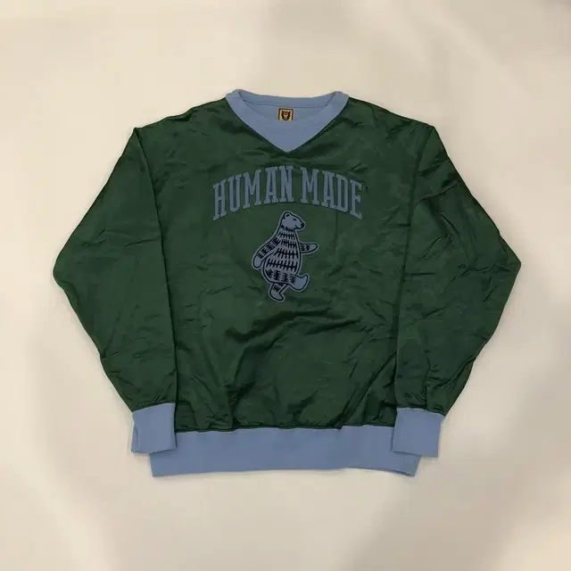 휴먼메이드 나일론 베어 맨투맨 humanmade